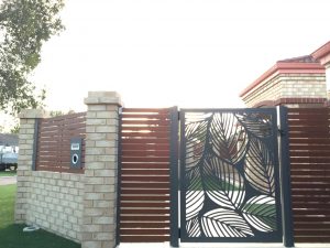 Decorative Screen Gate Leaf Laser Cut