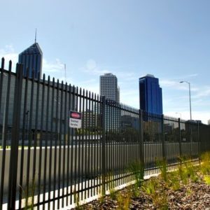 Commercial garrison security fencing in Perth