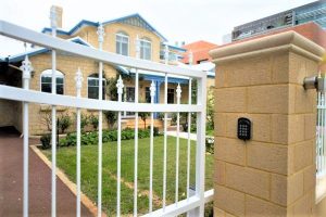 electric solar gate at a Perth home