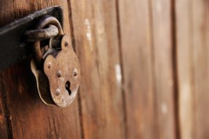 Locked Garden Shed