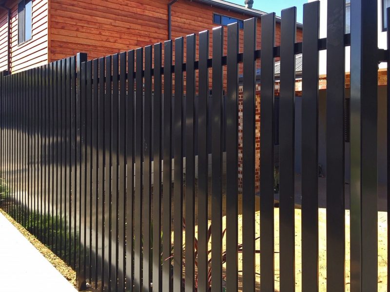 Black Aluminium Privacy Fencing in Perth - Fencemakers